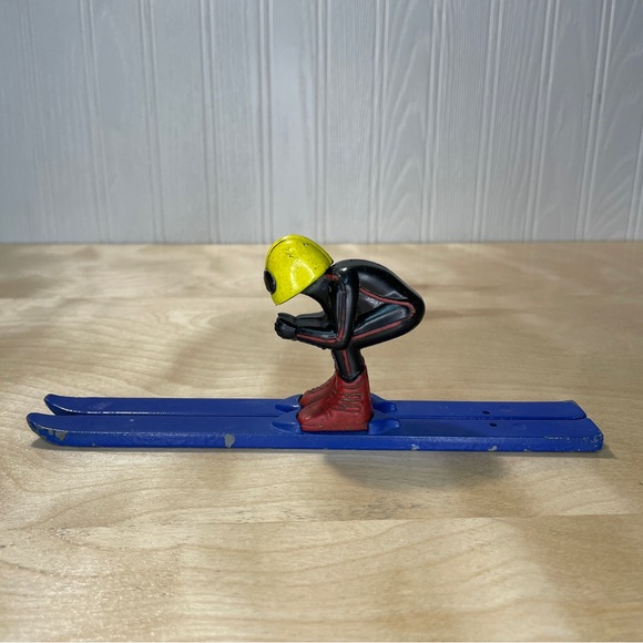 Vintage Norwegian Speed Skier Toy - Picture 3 of 12
